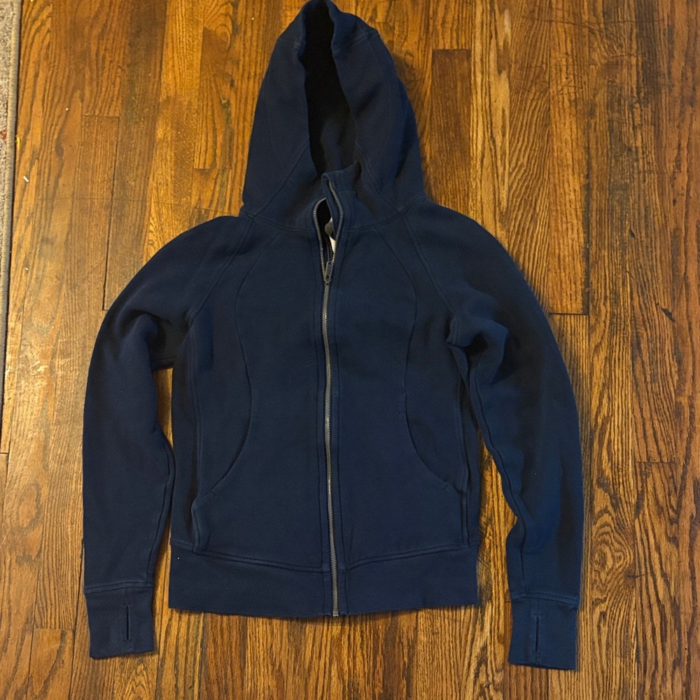 🎉Lululemon Athletica Navy Full Zip-Up Scuba Jacket!